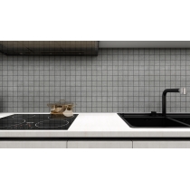 JUTE - 2X2/12X12, GRAY, MATTE